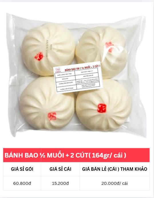 BB 1/2 MUỐI+  2 CÚT GÓI 4 CÁI  ( 164g/ cái )