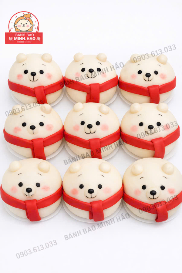 BÁNH BAO TẠO HÌNH DỄ THƯƠNG